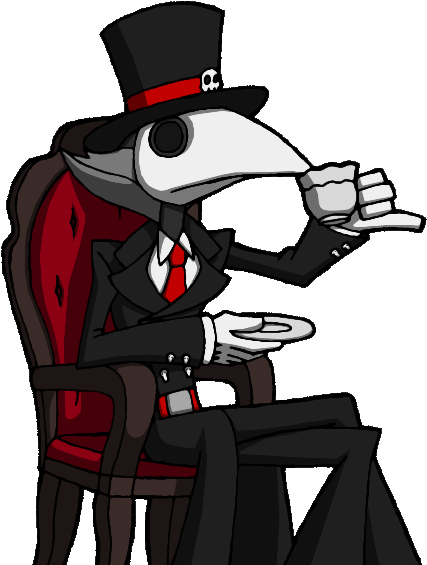 He Was Not Just A Doctor But Also A Christian Man - Hazbin Hotel Plague Doctor (900x1188)