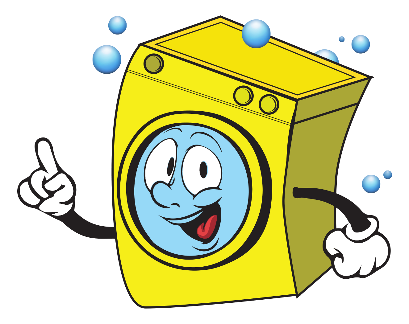 Washing Machine Clipart (1400x1050)