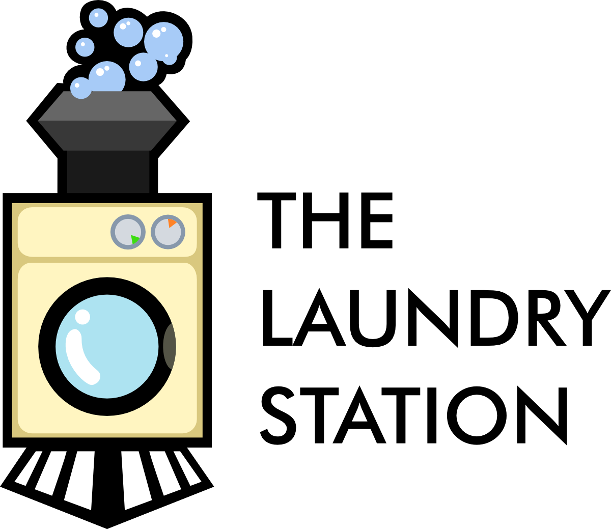 Business Logo Design For The Laundry Station In Australia - Real Estate (1200x1039)