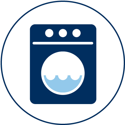 Customized Wash - Laundry Services Symbol (400x400)