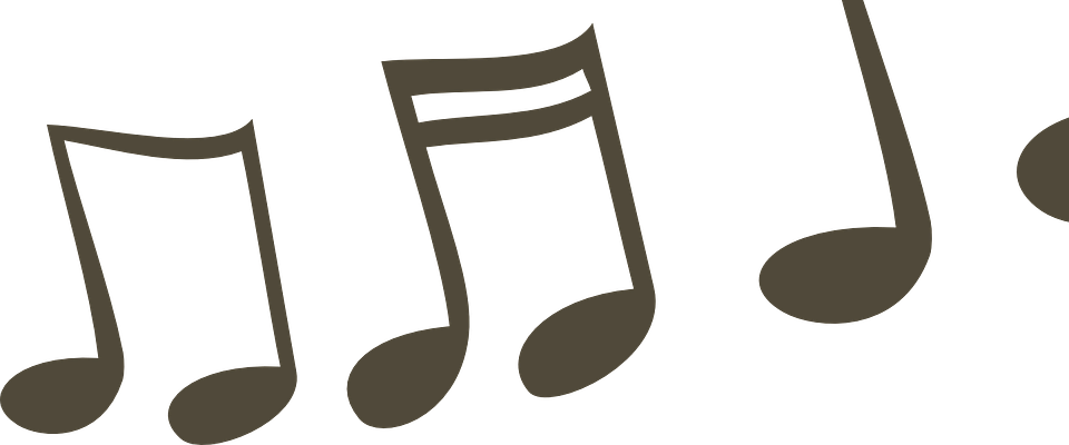 Briefly Noted - Cartoon Music Notes Png (960x400)
