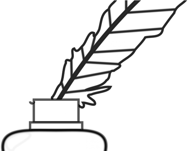 Black Amp White Clipart India - Ink Pot Clipart Black And White (640x480)