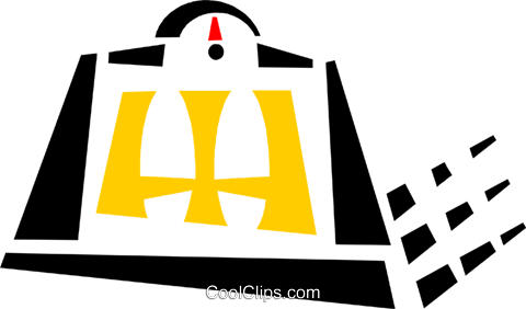 Bathroom Scale Royalty Free Vector Clip Art Illustration - Bathroom Scale Royalty Free Vector Clip Art Illustration (480x282)