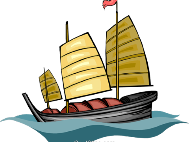 Sailboat Clipart Chinese - Sail (640x480)