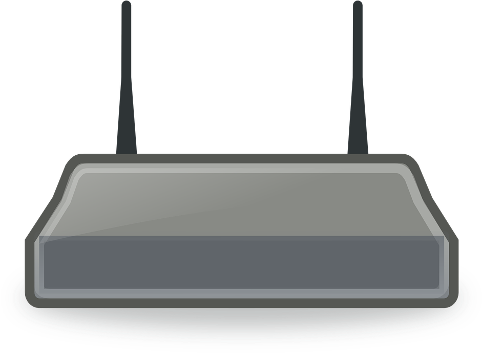 Router Network Switch - Access Point Clip Art (960x690)