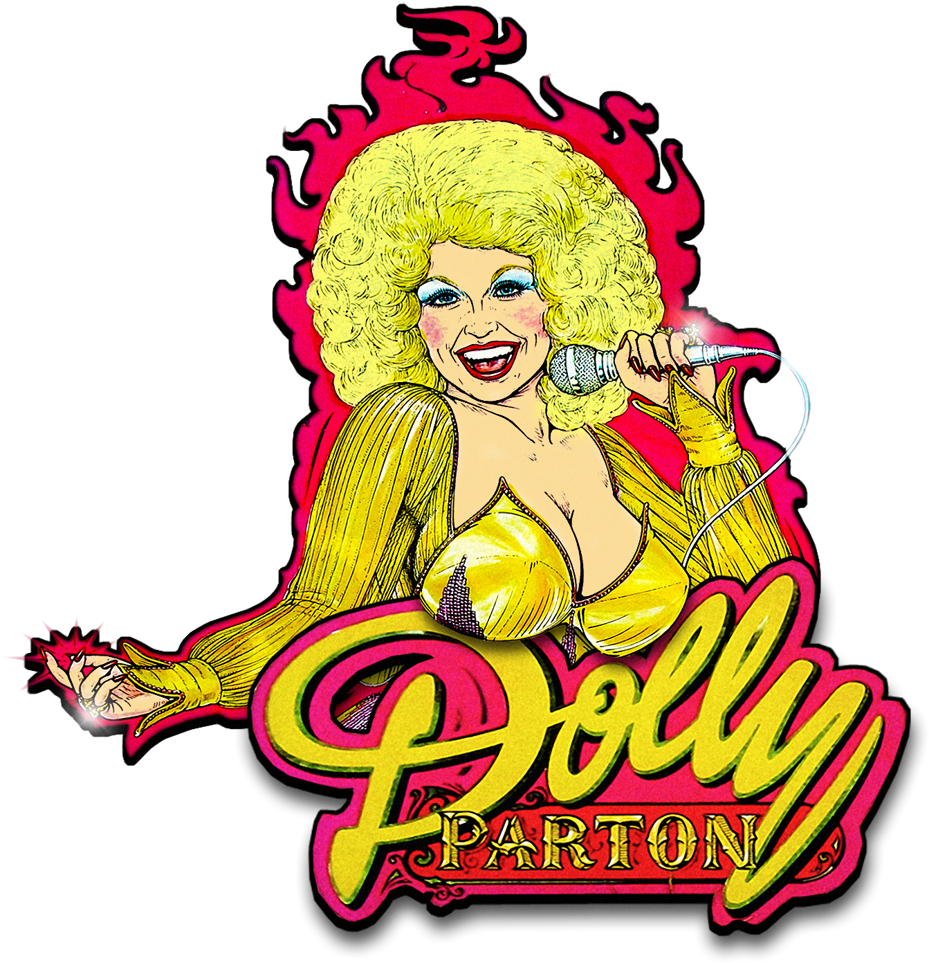 Dolly Parton Wheel - Dolly Parton Wheel (1343x1391)