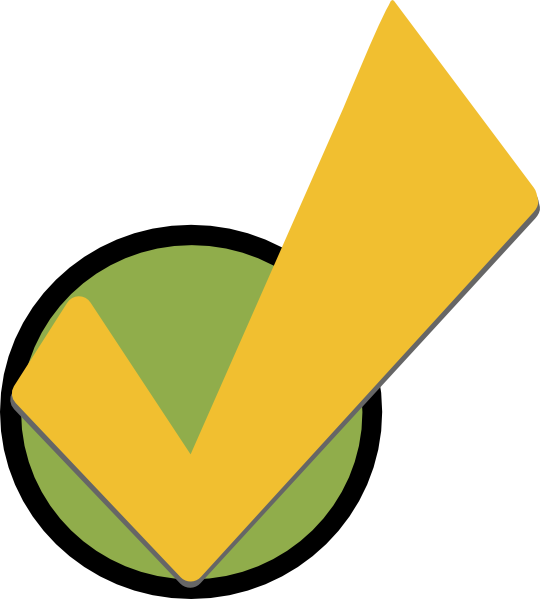 This Free Clip Arts Design Of Check Mark 4 Png - This Free Clip Arts Design Of Check Mark 4 Png (540x599)