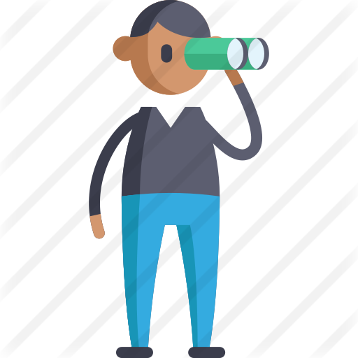 Binoculars Free Icon - Cartoon (512x512)