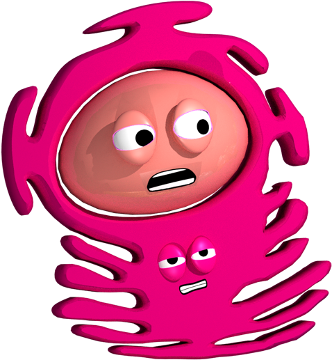 From Dna To Proteins - Cartoon (600x600)