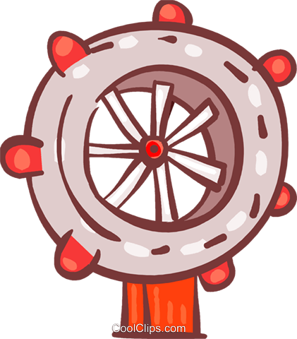 Captain's Rad Vektor Clipart Bild - Captain's Rad Vektor Clipart Bild (421x480)