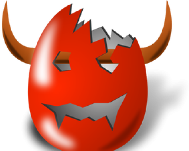 Horns Clipart Red Devil - Easter Egg Decorating Ideas (640x480)