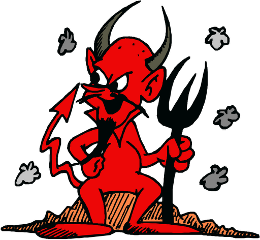 Iblis Smileys, English Phrases, Words, Devil, Granada, - Devil Clipart (512x472)