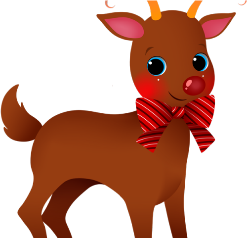 Horns Clipart Reindeer Antler - Transparent Reindeer Clip Art (500x481)