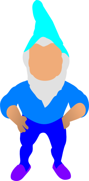 Garden Gnome Clipart (294x593)