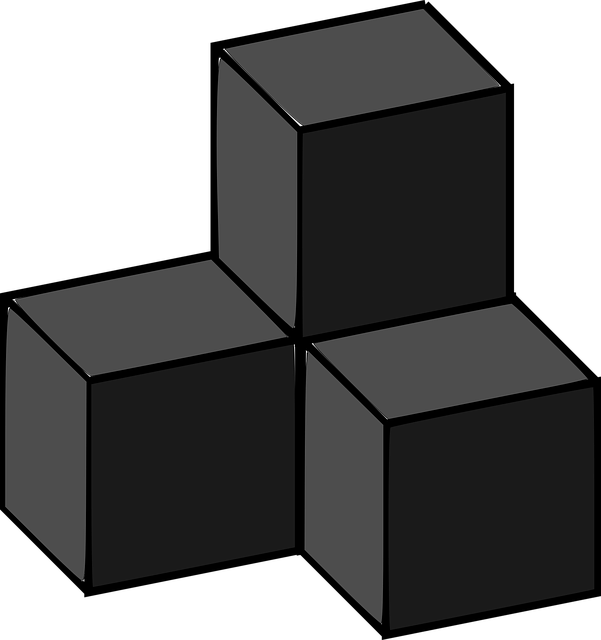 Building Blocks, Tetris, 3d, Blocks, Toys, Cubes, Game - Building Blocks White Png (601x640)