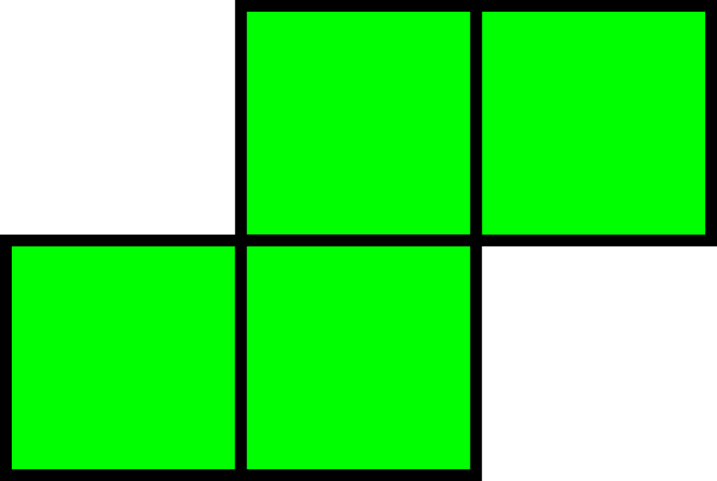 Tetris Block Clipart - Tetris S Block (1024x688)