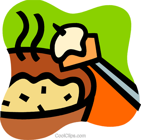 Fondues Royalty Free Vector Clip Art Illustration - Fondues Royalty Free Vector Clip Art Illustration (480x475)