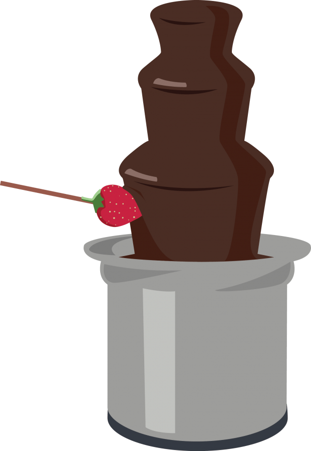 Chocolate Fondue Fondue Clipart (621x900)