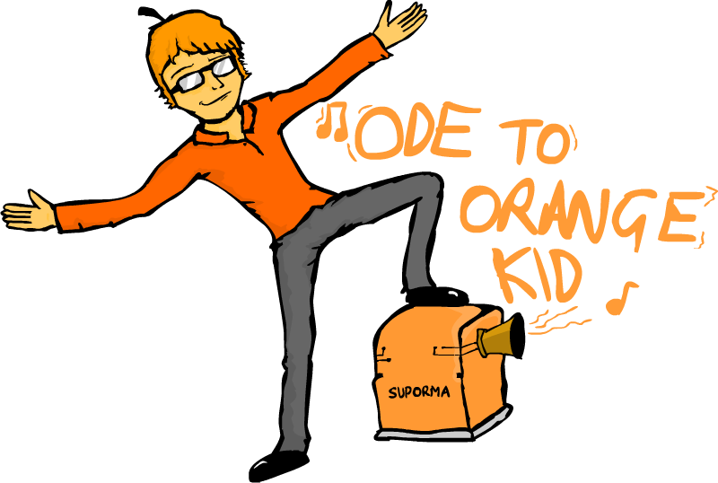 Picture Free To Orange Kid By Greasealease On Deviantart - Cartoon (800x538)