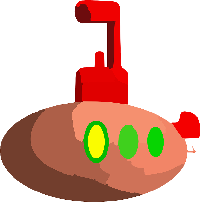 Submarine Clipart Submarine Periscope - Gambar Periskop Kapal Selam (1280x1010)