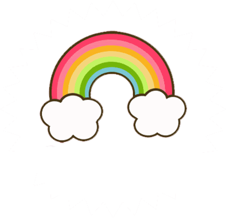 Nubes Sticker - Rainbow Cute (1024x1024)
