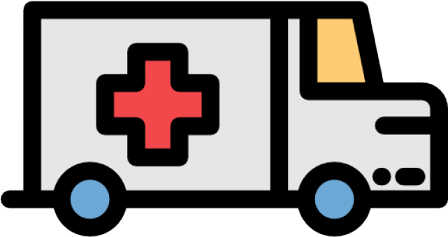 Ambulance Clipart Hospital Thing - Graphic Ambulance Png (640x480)
