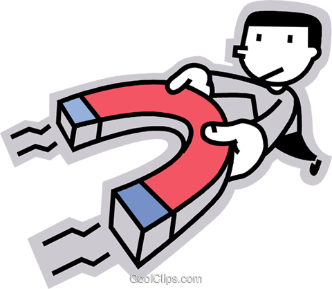 Magnets Royalty Free Vector Clip Art Illustration - Magnetism Clipart (480x418)