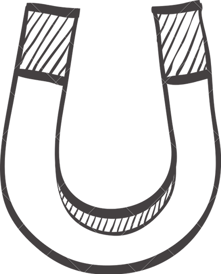 Image Free Stock At Getdrawings Com Free For Personal - Drawing Of A Magnet (444x550)