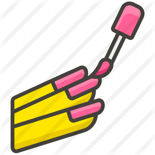 Nail Polish Free Icon - Iconos De Uñas Png (512x512)