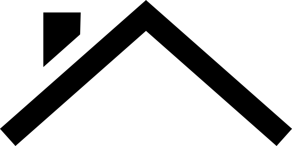Roof Clipart Svg - House Roof Icon Png (980x490)