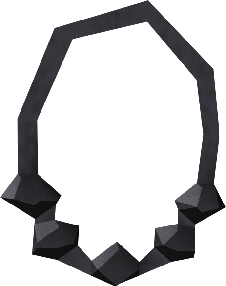 Onyx Necklace - Runescape Onyx (463x586)