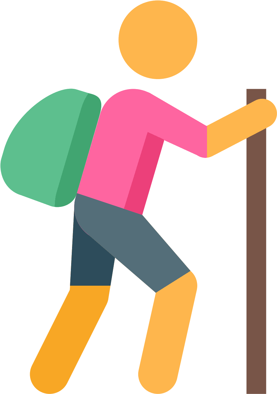 Computer Icons Backpacking Hiking Mohr Homes Trekking - Hiking Emoji Missing (1600x1600)