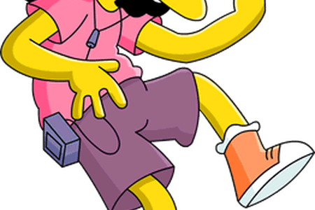 Totally Transparent The Simpsons - Draw Otto From The Simpsons (450x300)