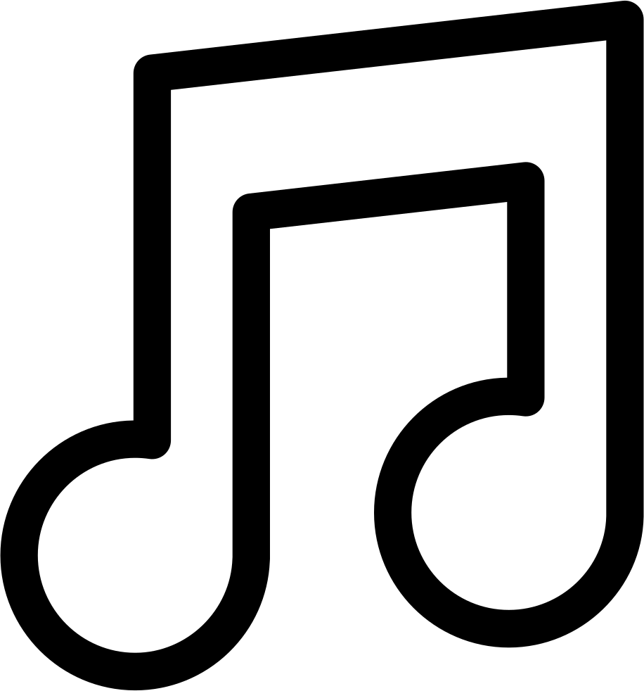 916 X 982 2 - Nota Musical Corchea Para Colorear (916x982)