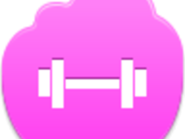 Pink Clipart Barbell - Facebook (640x480)