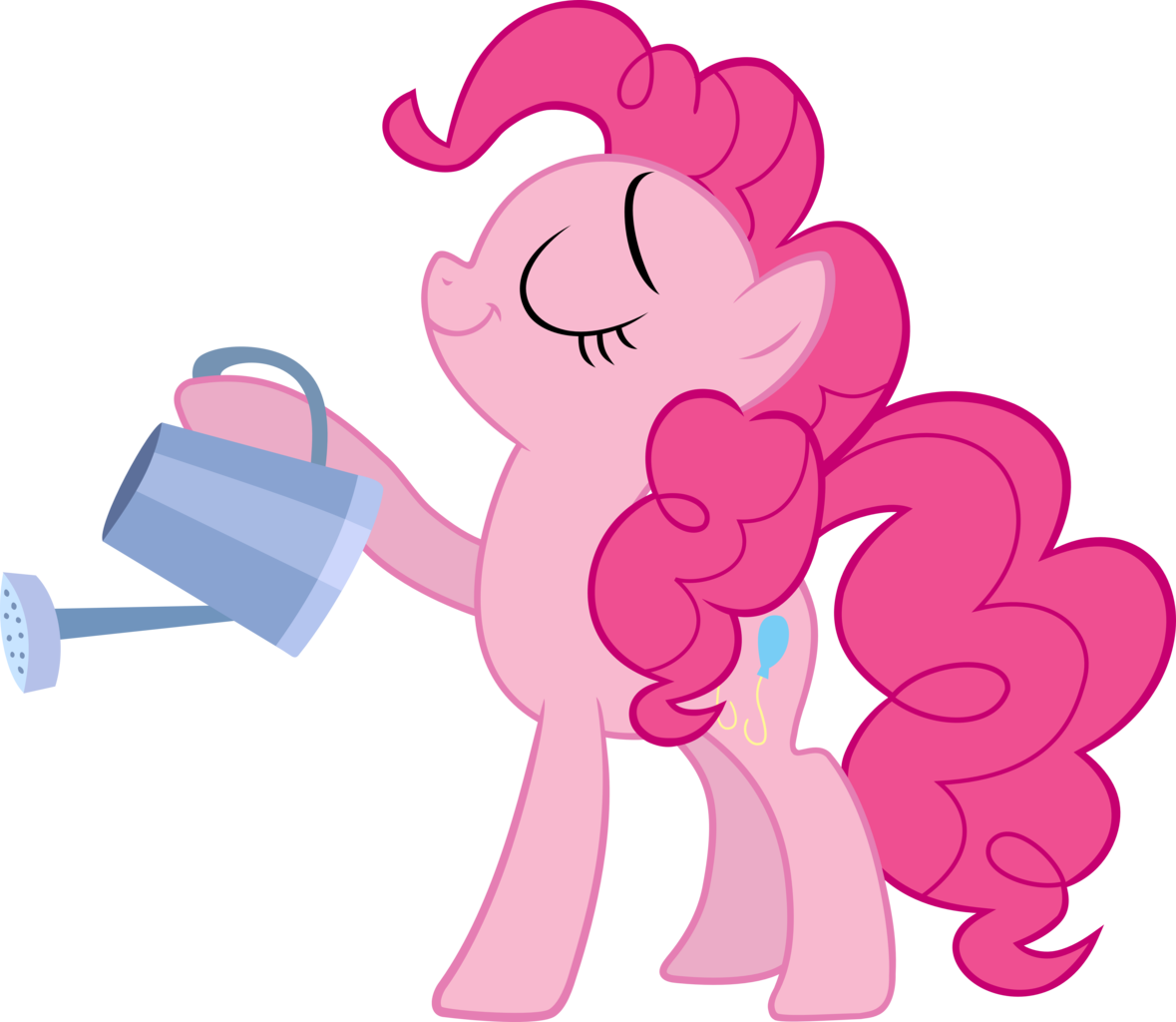 Slb94, Pinkie Pie, Safe, Simple Background, Transparent - Cartoon (1179x1024)