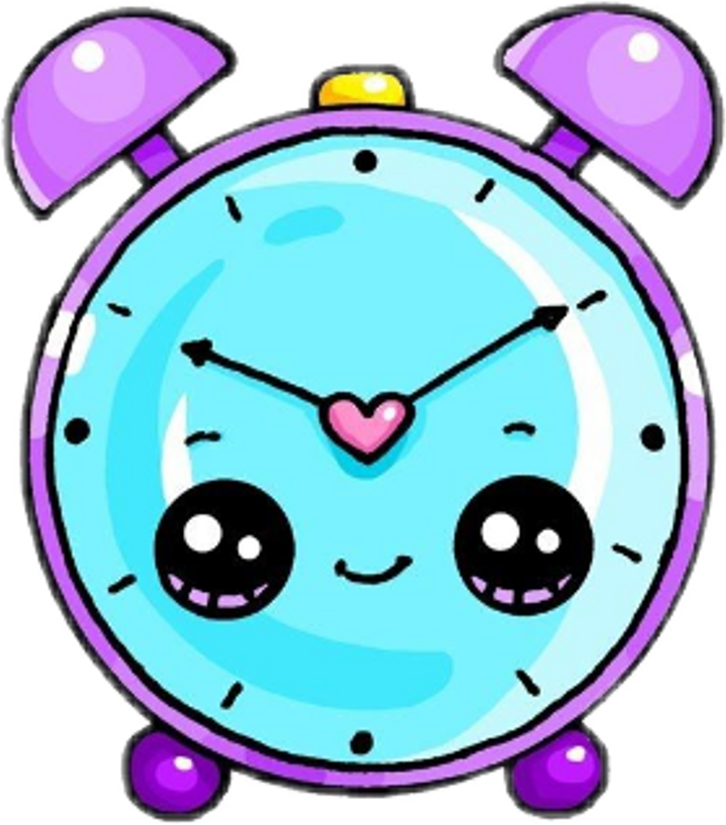 #freetoedit #kawaii #cute #reloj #watch - Draw Cute (1024x1163)