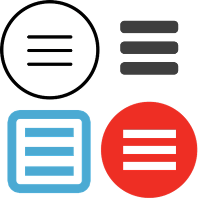 Menu Icons Folder Icon, Emoji, Menu, Clip Art, Menu - Ícone Menu Png (400x400)