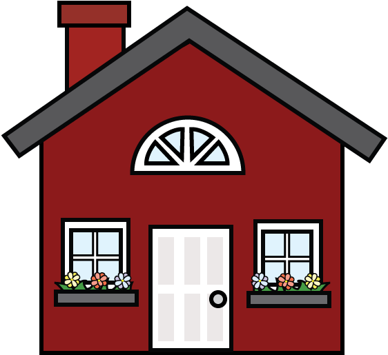 Stand Alone Clipart And Graphics By Sheena Trepanier - House (612x792)