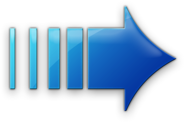 Beside Clipart - Blue Right Arrow Icon (420x420)
