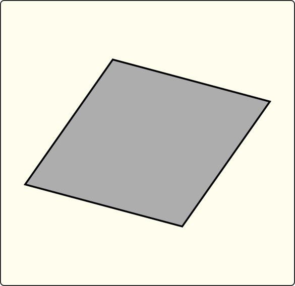 Does A Rhombus Look Like Clipart Rhombus Shape Geometry - Paper (585x568)