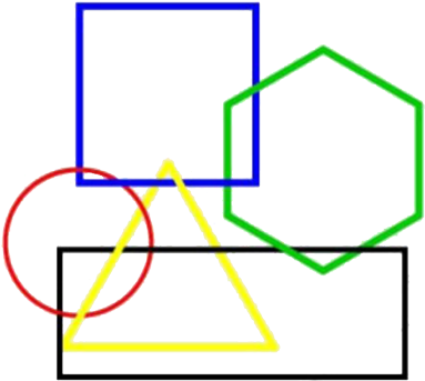 2d Geometry Nextcc - 2d Composition Geometric Shapes (400x381)