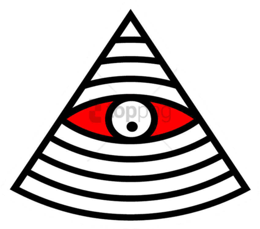 Free Png Illuminati Eye Vector Png Image With Transparent - Globos Blanco Y Negro (850x748)