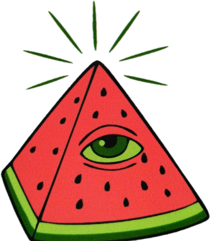 Illuminati Clipart - Illuminati Watermelon (640x480)