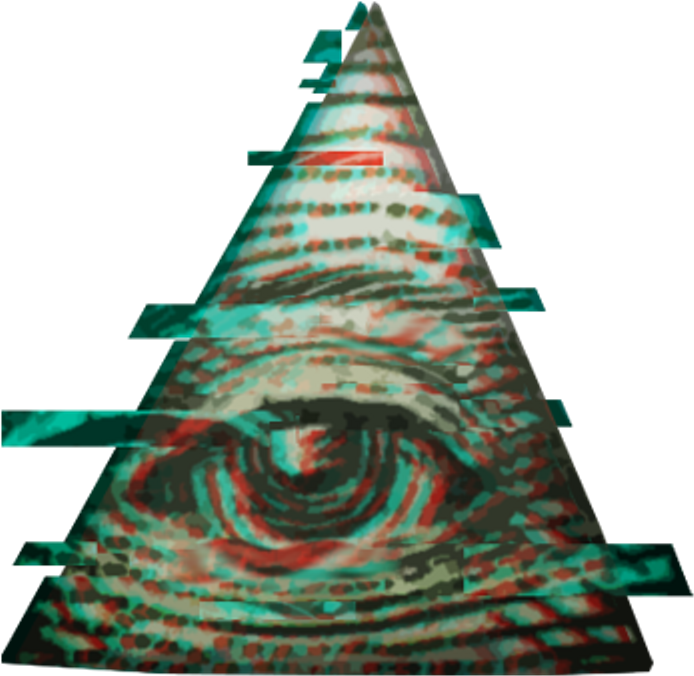 Illuminati Triangle Png - Triángulo Iluminati (1024x1024)