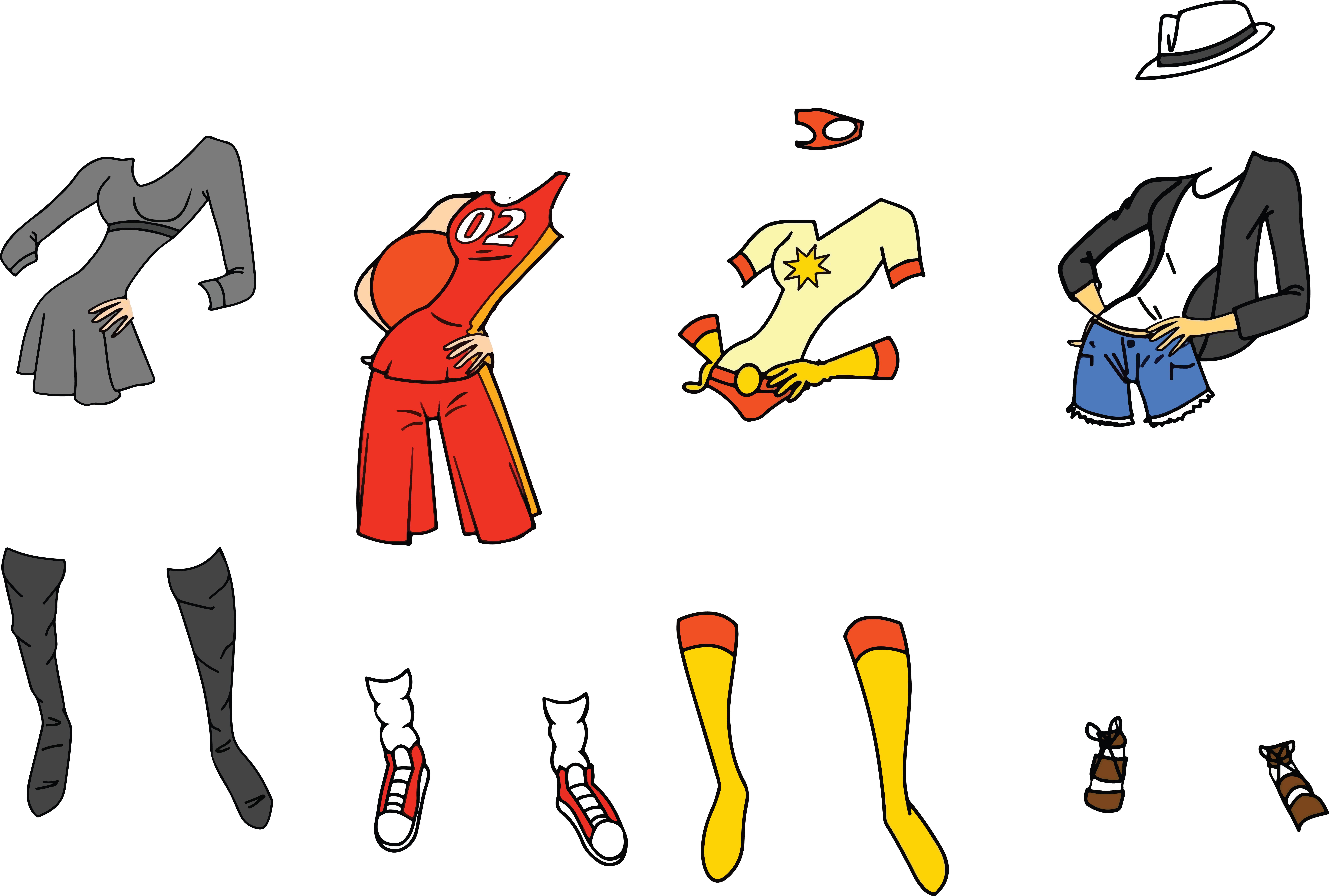 Paper Doll - Dresses - Paper Doll - Dresses (8899x6000)