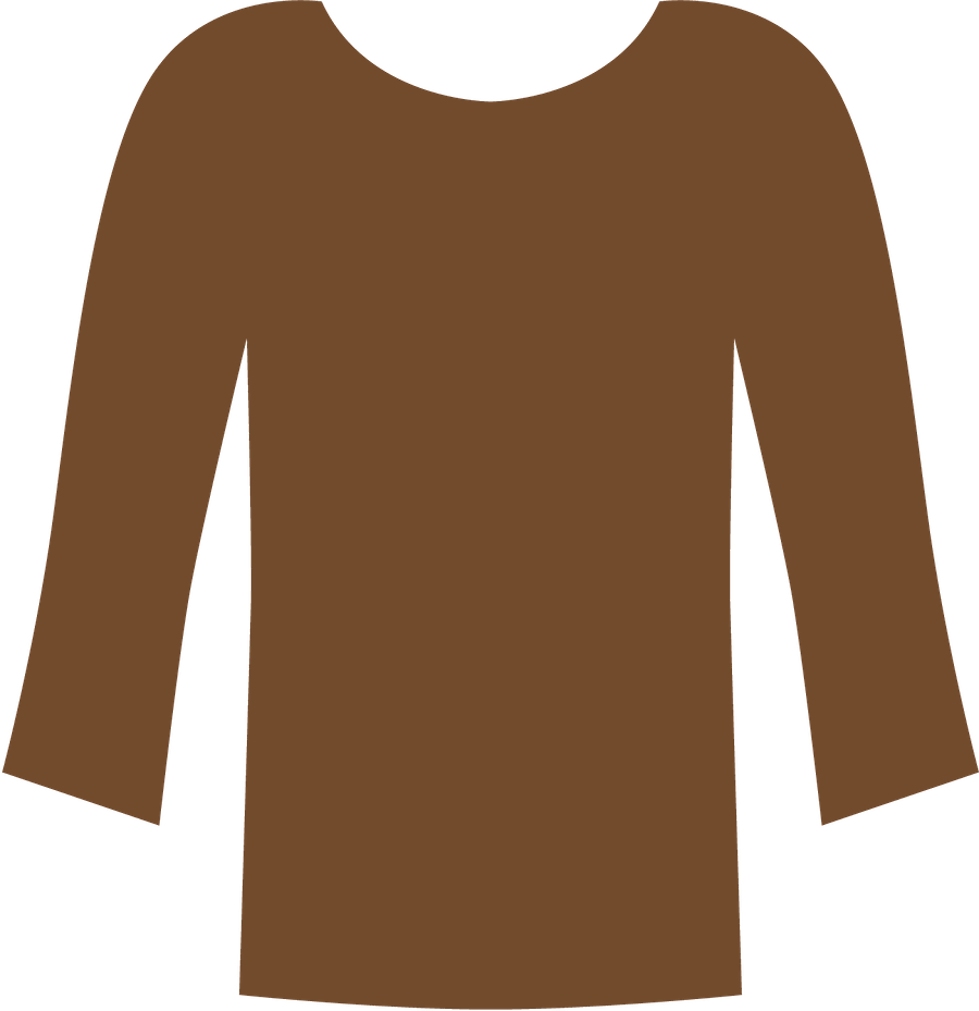 Rostos - Minus - Clipart - 'paper Dolls' - Clothing, - Long-sleeved T-shirt (900x929)