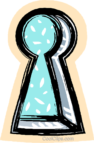 Ojo De La Cerradura Libres De Derechos Ilustraciones - Buraco Fechadura Png (315x480)