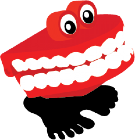 Chattering Teeth Vector - Chatter Teeth Png (518x538)