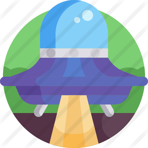 Ufo Free Icon - Circle (512x512)